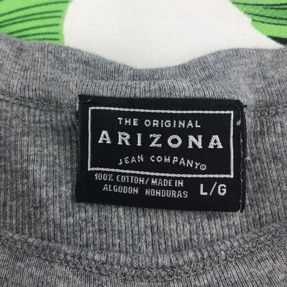 Arizona Flip Flop & Starfish Rhinestone Gray Tank Top - Picture 6 of 9